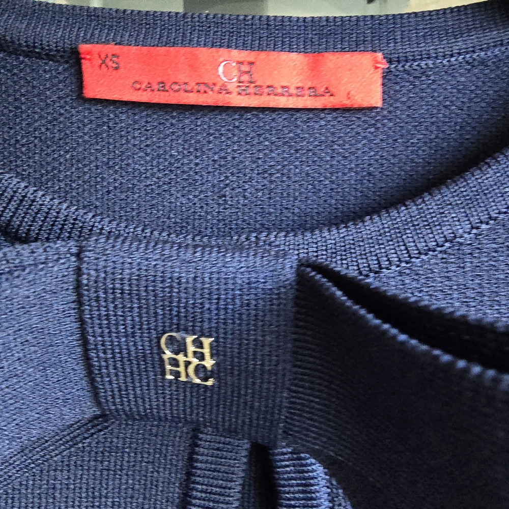 Carolina Herrera Navy Sweater